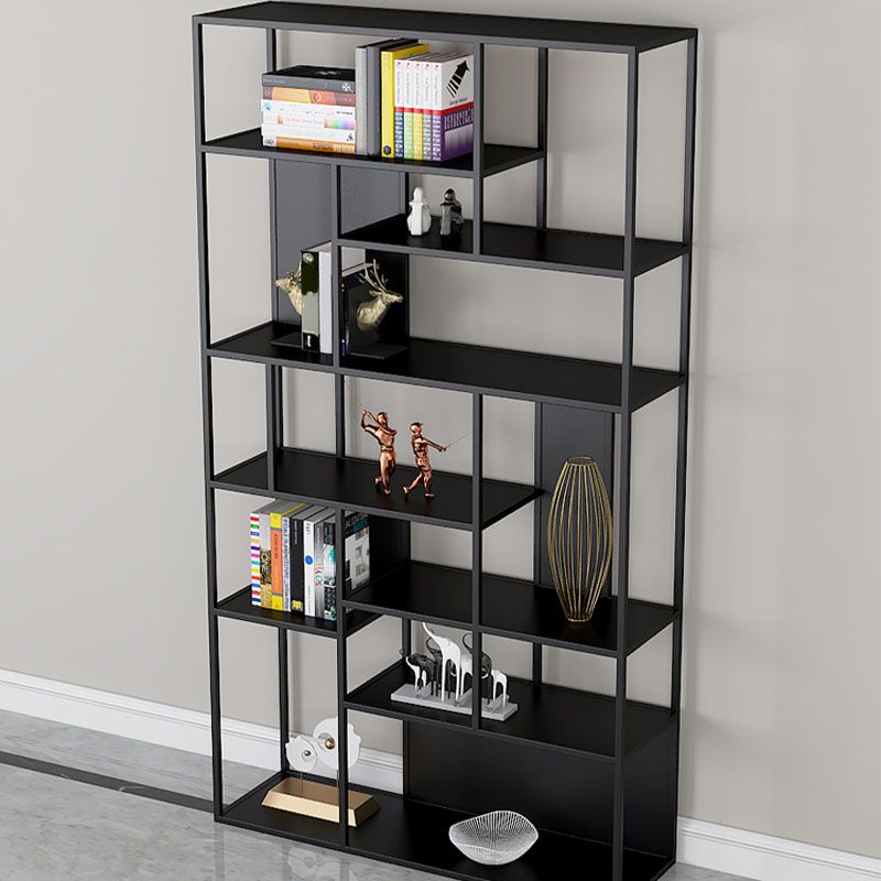 Libreria moderna in metallo etagere libreria scaffale aperta con ripiani-70,8 "h x 11,8" w