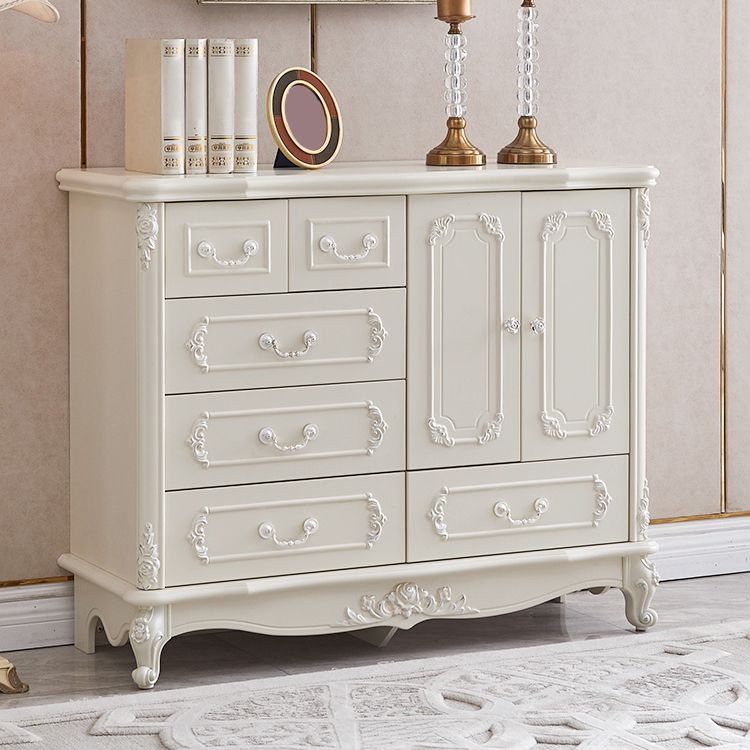 Modern de almacenamiento tocador de cofre cofre de madera con puertas