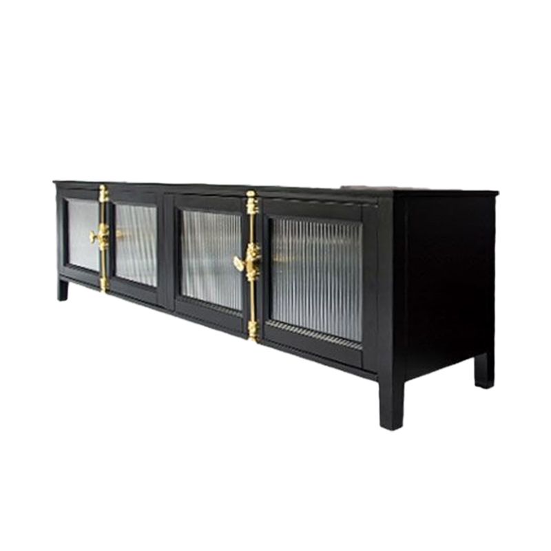 Modern Metal TV Media Stand Enclosed Storage TV Console for Living Room Clearhalo 'furn' 'furn_tv_stands_entertainment_centers' 'Furniture' 'Living Room Furniture' 'TV Stands & Entertainment Centers' 'TV Stands & Media Storage Furniture' 'tv_stands_entertainment_centers' 1200x1200_1eac750a-5517-4175-b4a1-6fe63403acf2