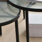 Clear Glass Top Round Coffee Table 3 Legs Cocktail Nesting Table Set Clearhalo 'Coffee & Accent Tables' 'Coffee Tables' 'coffee_tables' 'furn' 'furn_coffee_tables' 'Furniture' 'Living Room Furniture' 1200x1200_1eae5ff8-aa18-4a54-a25b-ce8a65b658e4