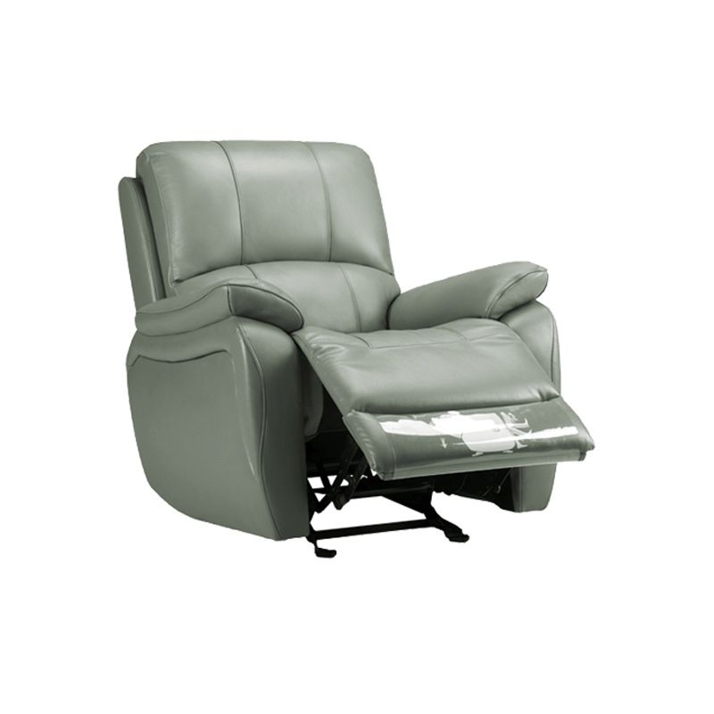 Moderne recliner stoel USB -ladingpoort vaste kleur Standaardrecliner