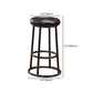 Modern Armless Counter Stool Steel Milk Tea Shop Bar Stool with Leather Cushion and Pedal Clearhalo 'Bar Furniture' 'Bar Stools' 'bar_stools' 'furn' 'furn_bar_stools' 'furniture_bar_stools' 'Kitchen & Dining Furniture' 'kitchen&dining_furn' 'kitchen' 'kitchen_furn' Furniture' 1200x1200_1eb4af9c-3275-440d-aa02-185aeaca9bfe