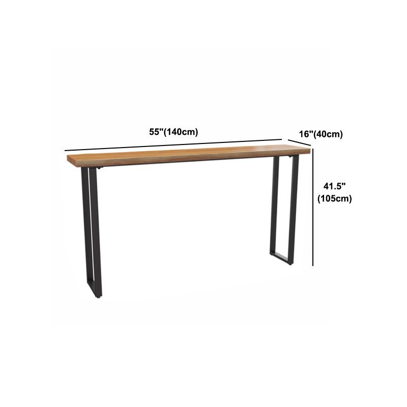 Modern Table Set 1/7 Pieces Bar Rectangle Wood Counter Table with Stools for Milk Tea Shop Clearhalo 'Bar Furniture' 'furn' 'furn_home_bar_bar_sets' 'Furniture' 'Home Bars & Bar Sets' 'home_bar_bar_sets' 'Kitchen & Dining Furniture' 1200x1200_1eb54044-e918-438e-90ac-f80cf05c632b