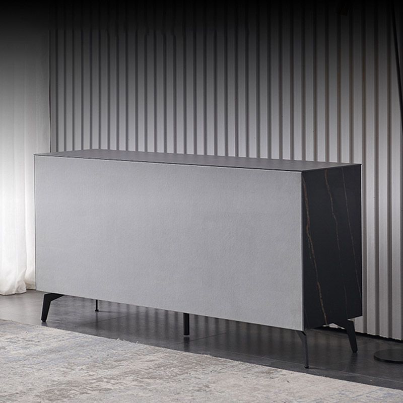 Contemporary Sideboard Table 3 Drawer Sideboard Cabinet for Kitchen Clearhalo 'buffet_sideboard' 'Buffets & Sideboards' 'furn' 'furn_buffet_sideboard' 'Furniture' 'Kitchen & Dining Furniture' 1200x1200_1eb5c769-2dbd-48d2-9cf9-1f837868fa55