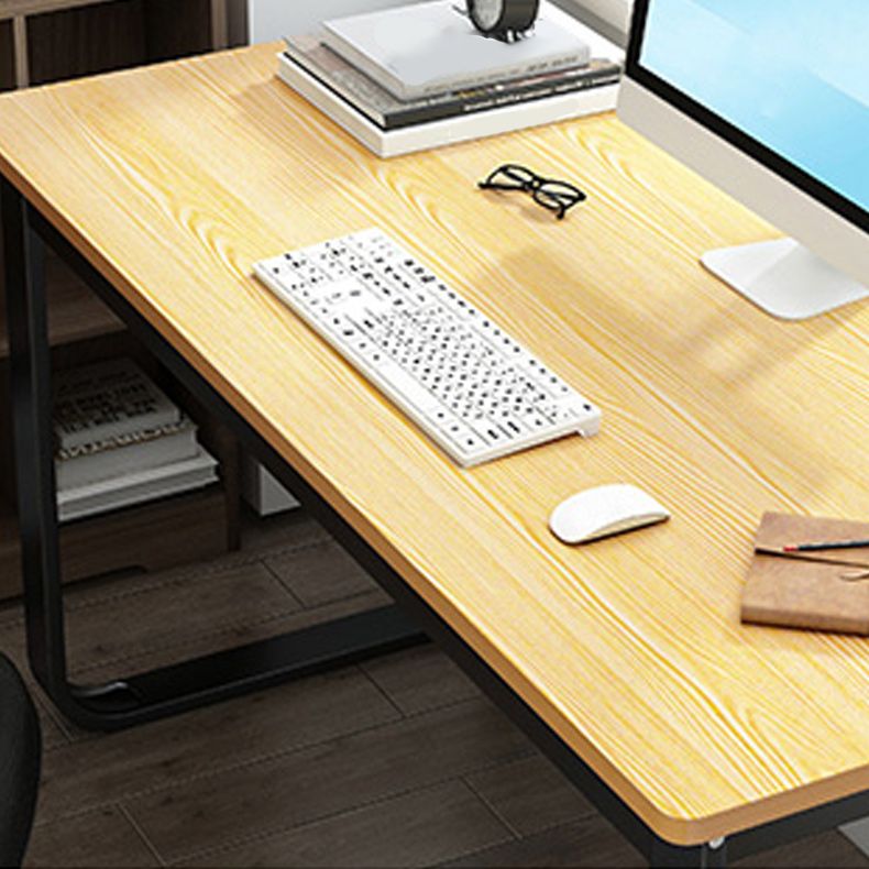 Industrial Office Desk Five-Tone Color Rectangular Modern Writing Desk Clearhalo 'Furniture' 'furniture_office_desk' 'Office Desks' 'Office Furniture' 'office_desk' 1200x1200_1eb8d2ac-20f9-4367-8804-b7d5af63a56e