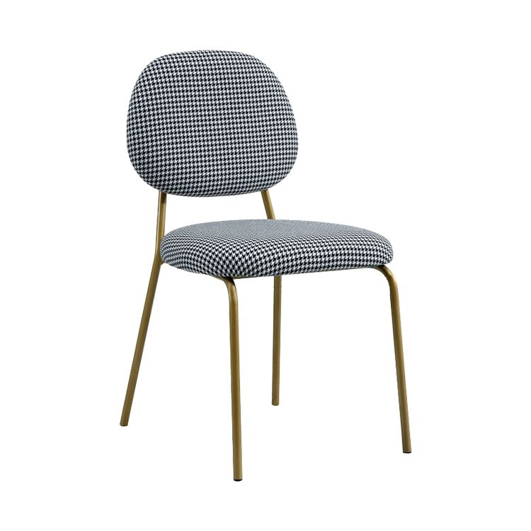 Zeitgenössischer Esszimmer gepolsterter armloser offener Rückenstuhl