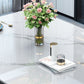Modern Style Dining Room Dinner Table Stone 4 Legs Dining Table Clearhalo 'Dining Tables & Seating' 'Dining Tables' 'dining_table' 'furn' 'furn_dining_table' 'Furniture' 'Kitchen & Dining Furniture' 1200x1200_1ebdb2f5-115b-409b-9989-5c3e135c8103