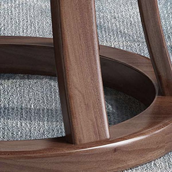 Round Table Solid Wood Table with Turntable for Home and Kitchen Clearhalo 'Dining Tables & Seating' 'Dining Tables' 'dining_table' 'furn' 'furn_dining_table' 'Furniture' 'Kitchen & Dining Furniture' 1200x1200_1ec10647-b1d0-49ee-b74b-c34a06874190