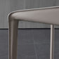 Stile designer Solido sedia da pranzo a casa sedia laterale in pelle finitura