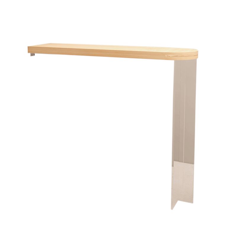 Modern Style Bar Table Set 1/2 Pcs Wooden Top Acrylic Base Bar Table Set Clearhalo 'Bar Furniture' 'furn' 'furn_home_bar_bar_sets' 'Furniture' 'Home Bars & Bar Sets' 'home_bar_bar_sets' 'Kitchen & Dining Furniture' 1200x1200_1ec23d9d-0d7f-4c96-96cd-ce880d073fe0