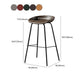 Contemporary Faux Leather Low Back Bucket Bar Stools with Metal Base Clearhalo 'Bar Furniture' 'Bar Stools' 'bar_stools' 'furn' 'furn_bar_stools' 'Furniture' 'Kitchen & Dining Furniture' 1200x1200_1ec24062-5e62-4e13-abf2-213b86f061bf