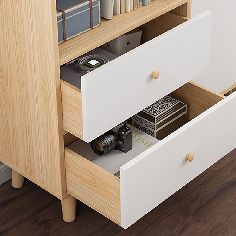 Libreria moderna per finiture opache in legno Bookcase con archiviazione dei cassetti