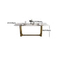 Traditional Luxury Table White Stone Rectangle Dining Table for Home Clearhalo 'Dining Tables & Seating' 'Dining Tables' 'dining_table' 'furn' 'furn_dining_table' 'Furniture' 'Kitchen & Dining Furniture' 1200x1200_1ec63b3c-70f8-4af2-95f3-c86bdf22d824