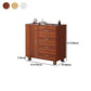 Contemporary Wood Accent Cabinet with Drawer Rectangle Side Cabinet