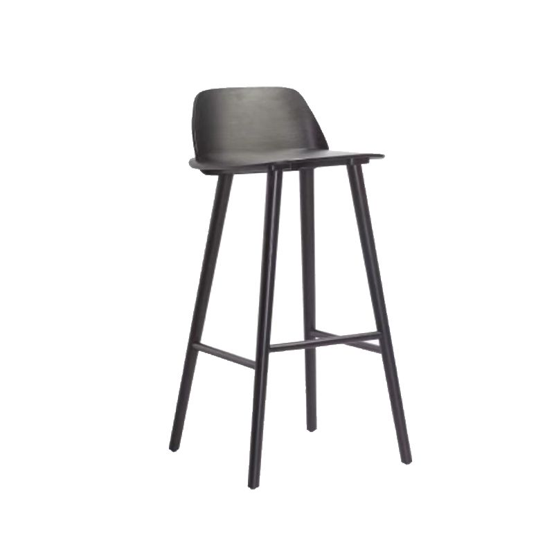 Contemporary Indoor Solid Wood Bar Stool Low Back Armless Stool Clearhalo 'Bar Furniture' 'Bar Stools' 'bar_stools' 'furn' 'furn_bar_stools' 'Furniture' 'Kitchen & Dining Furniture' 1200x1200_1ec86d37-893e-4be5-80ec-21cf67afbd0f