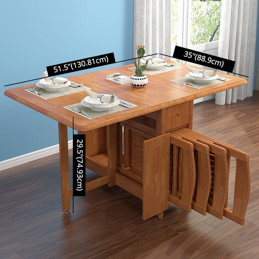 Modern Standard Height Solid Wood Dining Table Rectangle Dining Room Set For Home Use Clearhalo 'Dining Room Sets' 'Dining Tables & Seating' 'dining_room_set' 'furn' 'furn_dining_room_set' 'Furniture' 'furniture_dining_room_set' 'Kitchen & Dining Furniture' 'kitchen&dining_furn' 'kitchen' 1200x1200_1ec89eb4-6f7b-4766-910a-69d7337b7df0
