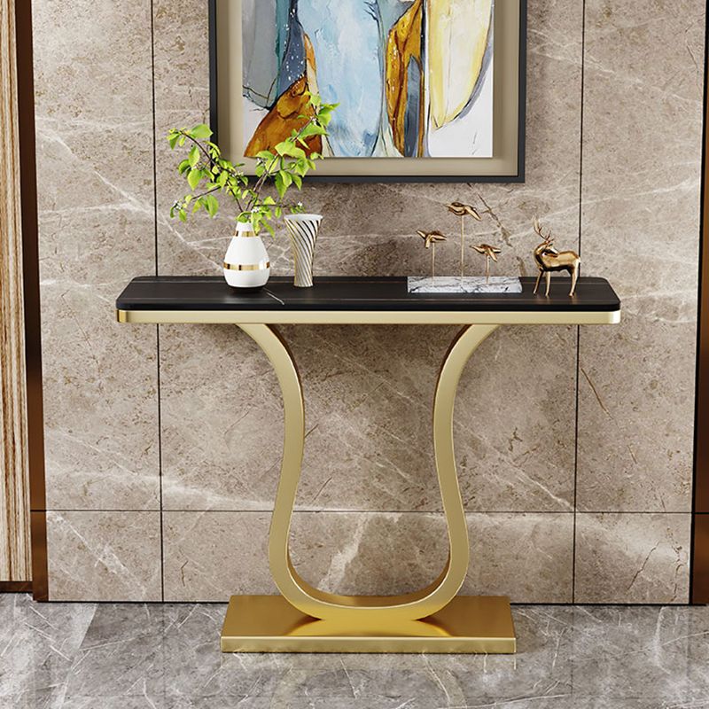 Tabella accento console Hihg da 36 pollici- Tabella della console rettangolo di pietra