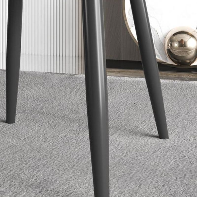 Minimalist Faux Leather Side Chair Arm Solid Back Chairs for Home Clearhalo 'Dining Chairs' 'Dining Tables & Seating' 'dining_chair' 'furn' 'furn_dining_chair' 'Furniture' 'Kitchen & Dining Furniture' 1200x1200_1ecc3fef-601a-4ff0-8d28-cb10683924a2