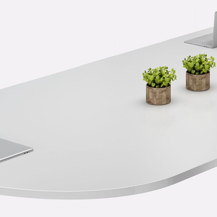 Modern Style Oval Writing Desk Wooden Parsons Base Office Desk Clearhalo 'furn' 'furn_office_desk' 'Furniture' 'furniture_office_desk' 'Office Desks' 'Office Furniture' 'office_desk' 1200x1200_1ecf9eec-d940-4b26-aa59-23208f15e3a1