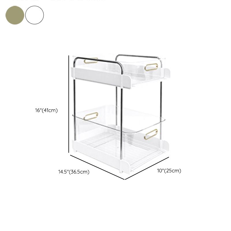 Modern Open Back Standard Bookshelf Plastic boekenkast voor studieruimte