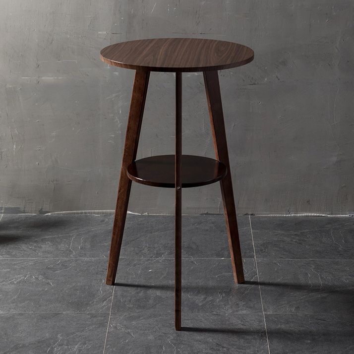 Contemporary Round Counter Table Dining Wooden Counter Table for Restaurant Clearhalo 'Bar Furniture' 'Bar Tables' 'bar_tables' 'furn' 'furn_bar_tables' 'Furniture' 'furniture_bar_tables' 'Kitchen & Dining Furniture' 1200x1200_1ed38a07-af45-4639-aa40-b018cd2595e5