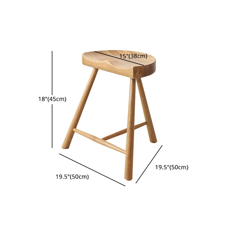 Contemporary Counter Bar Stool Backless Light Wood Bar Stool with Footrest Clearhalo 'Bar Furniture' 'Bar Stools' 'bar_stools' 'furn' 'furn_bar_stools' 'furniture_bar_stools' 'Kitchen & Dining Furniture' 'kitchen&dining_furn' 'kitchen' 'kitchen_furn' Furniture' 1200x1200_1ed7a0da-6030-47a5-b5af-91c85a063f80