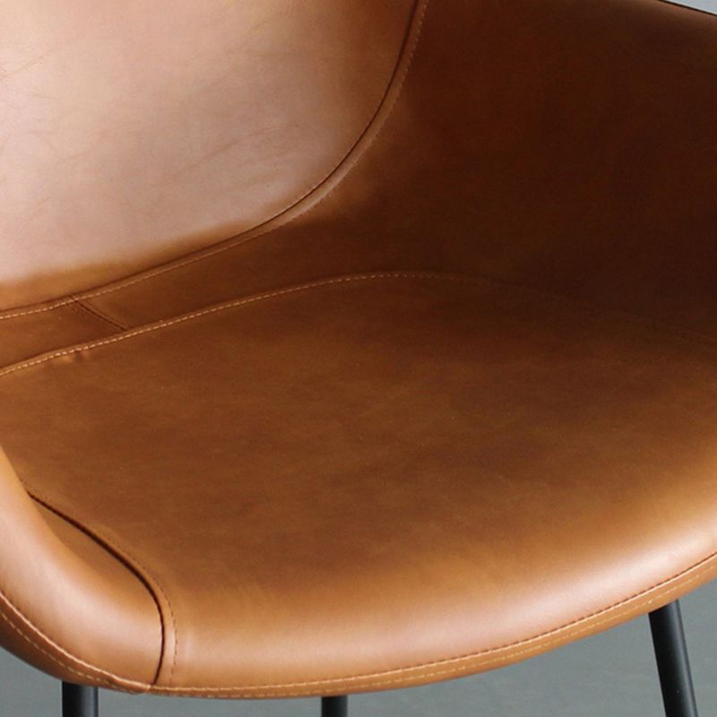 Living Room Counter Stool Leather Bucket Seat Nordic Stool 1 Piece Clearhalo 'Bar Furniture' 'Bar Stools' 'bar_stools' 'furn' 'furn_bar_stools' 'furniture_bar_stools' 'Kitchen & Dining Furniture' 'kitchen&dining_furn' 'kitchen' 'kitchen_furn' Furniture' 1200x1200_1ed7daee-2d40-4360-a5c1-531a50115a8e