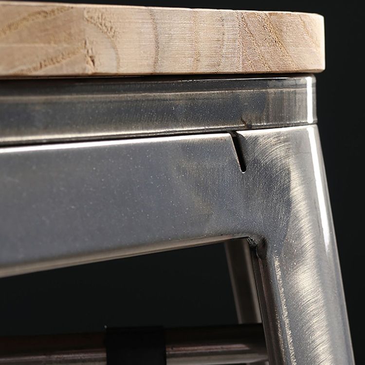 Industrial Style Bar-stool Metal Counter Bar Stool for Kitchen Clearhalo 'Bar Furniture' 'Bar Stools' 'bar_stools' 'furn' 'furn_bar_stools' 'Furniture' 'Kitchen & Dining Furniture' 1200x1200_1ed94609-48ed-4866-9afa-06dc126c6a12