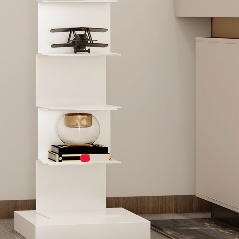 Glam Vertical Corner Bookshelf Iron Closed Back Bookcase for Home Clearhalo 'Bookcases' 'furn' 'furn_bookcases' 'Furniture' 'furniture_bookcases' 'Office Furniture' 1200x1200_1eda6be6-6782-4498-a0a2-bf989115d902