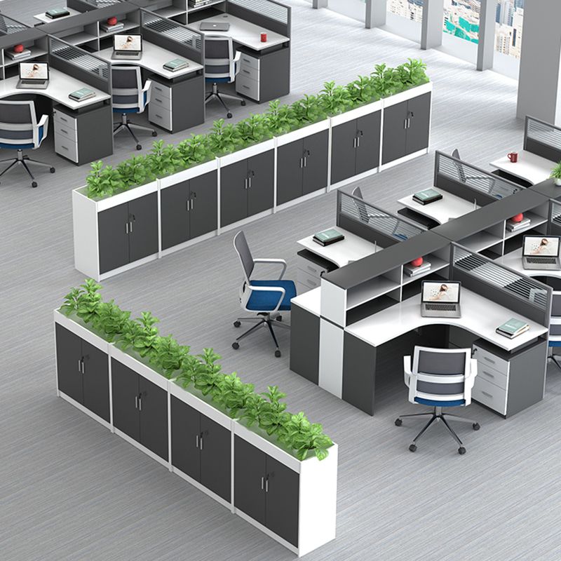 Gabinetto di file contemporaneo Cravatta in legno Lock Lock File laterale per ufficio