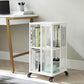 Scandinavian Metal Open Etagere Bookshelf with Iron Frame and Shelf Clearhalo 'Bookcases' 'Furniture' 'furniture_bookcases' 'Office Furniture' 1200x1200_1edfbcb6-e7f2-4929-a635-fb4001d0ce68