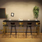 Glam Style Rectangle Bar Table Pine Solid Wood Bar Dining Table for Living Room Clearhalo 'Bar Furniture' 'Bar Tables' 'bar_tables' 'furn' 'furn_bar_tables' 'Furniture' 'Kitchen & Dining Furniture' 1200x1200_1ee0928d-32ff-4735-8962-8f20b3003811