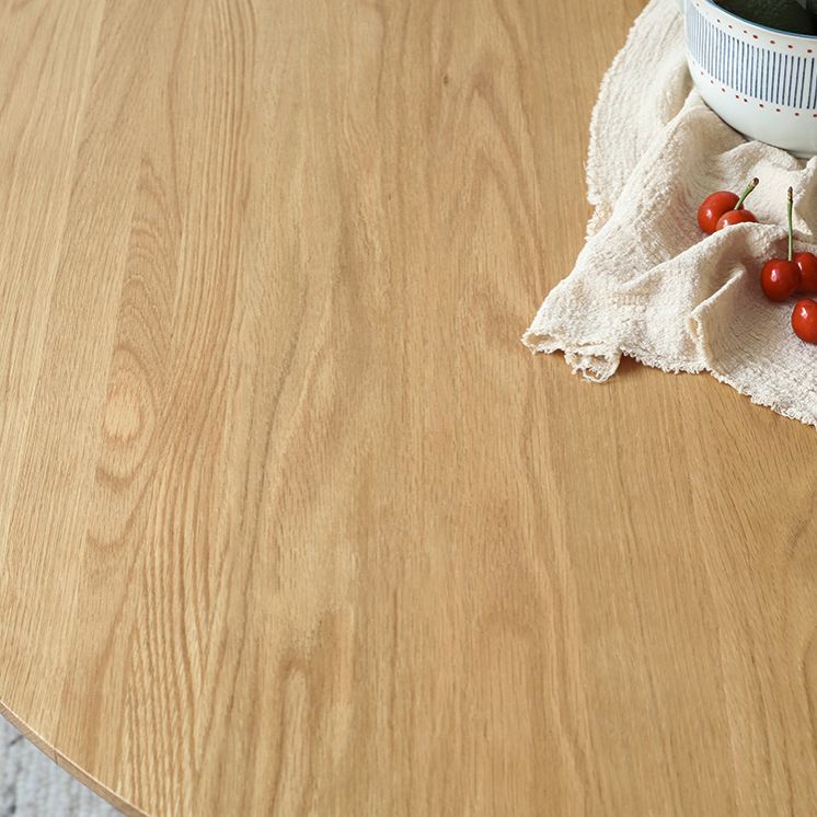 Round 4-foot Dining Table Oak Solid Wood Furniture for Dining Room Home Clearhalo ' dining_table' 'Dining Tables & Seating' 'Dining Tables' 'furn' 'furn_dining_table' 'Furniture' 'furniture_dining_table' 'Kitchen & Dining Furniture' 'kitchen&dining_furn' 'kitchen' 'kitchen_dining_table' 1200x1200_1ee51879-f6b7-4896-aad8-11dec5e976fe