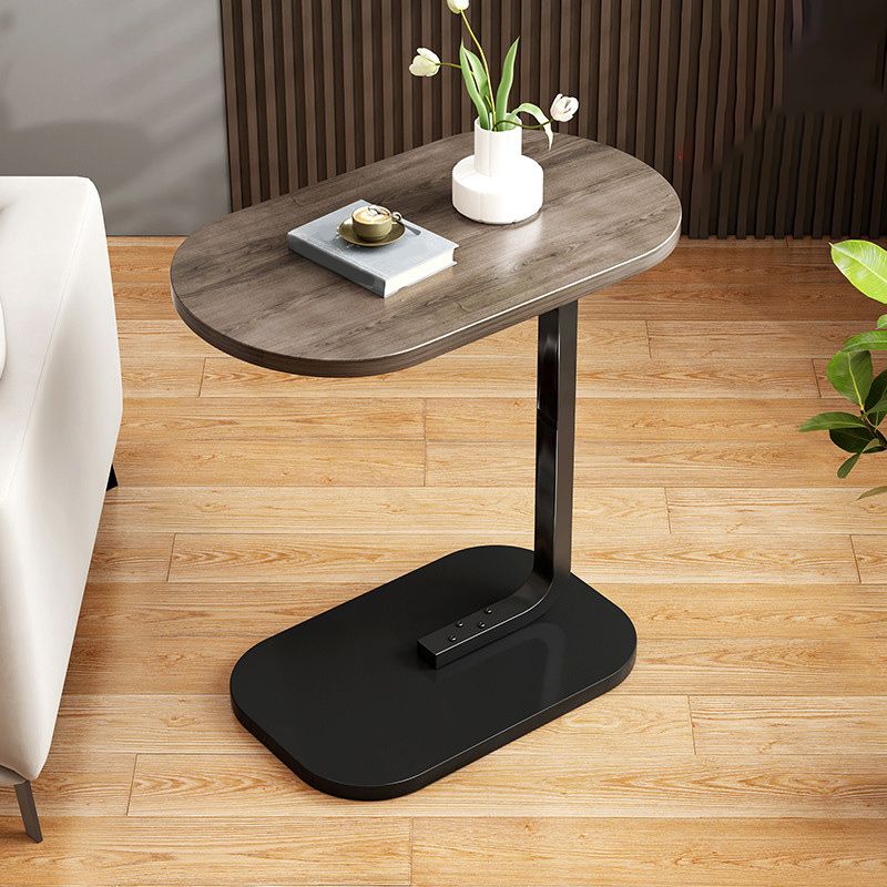 11" Wide Contemporary Corner Table Wood Oval Accent Side Table Clearhalo 'Coffee & Accent Tables' 'End & Side Tables' 'end_side_tables' 'furn' 'furn_end_side_tables' 'Furniture' 'Living Room Furniture' 1200x1200_1ee6b86c-bcbe-4525-ac61-1010ad5dab3b