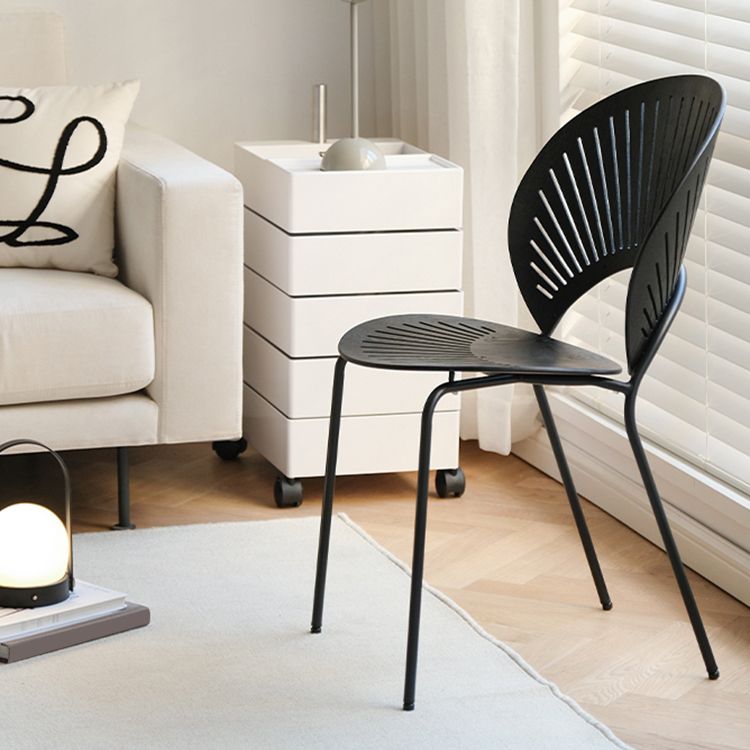 Modern Armless Dining Chairs Solid Wood Windsor Back Dining Side Chair Clearhalo 'Dining Chairs' 'Dining Tables & Seating' 'dining_chair' 'furn' 'furn_dining_chair' 'Furniture' 'Kitchen & Dining Furniture' 1200x1200_1ee6e42a-93bb-4a8e-a248-152543d8fe0d