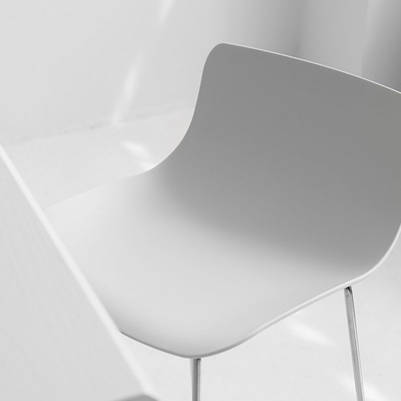 Scandinavian Armless Bar Stool Plastic and Steel Bar Stool for Living Room Clearhalo 'Bar Furniture' 'Bar Stools' 'bar_stools' 'furn' 'furn_bar_stools' 'Furniture' 'Kitchen & Dining Furniture' 1200x1200_1ee71d0f-2973-4eb1-8293-5e84247c4a50