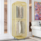Bedroom Metal Wardrobe Cabinet Industrial Storage Cabinet with Garment Rod
