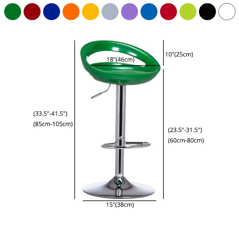 31.50" Low Back Bar and Counter Stool Contemporary Round Stool Clearhalo 'Bar Furniture' 'Bar Stools' 'bar_stools' 'furn' 'furn_bar_stools' 'furniture_bar_stools' 'Kitchen & Dining Furniture' 'kitchen&dining_furn' 'kitchen' 'kitchen_furn' Furniture' 1200x1200_1ee79d4e-7e77-444a-ac18-7e71eb88d15c