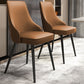 Contemporary Dining Chair Solid Back Chair with 4 Metal Legs for Home Use Clearhalo ' kitchen&dining_furn' 'Dining Chairs' 'Dining Tables & Seating' 'dining_chair' 'furn' 'furn_dining_chair' 'Furniture' 'furniture_dining_chair' 'Kitchen & Dining Furniture' 'kitchen' 1200x1200_1ee96e76-2238-437d-b0d6-b079edea88ea