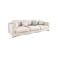 Modern 33,46 "H Faux Leder 3-Sitzer-Quadratarmsofa für Wohnzimmer