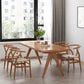 Rectangle Dining Table Pine Solid Wood Dining Table with 4 Legs for Dining Room Clearhalo 'Dining Tables & Seating' 'Dining Tables' 'dining_table' 'furn' 'furn_dining_table' 'Furniture' 'Kitchen & Dining Furniture' 1200x1200_1eeafa8c-de12-40bf-b40a-964b276f7aea