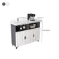 Modern Rectangle Bar Table Faux Marble Storable Table for Living Room Clearhalo 'Bar Furniture' 'Bar Tables' 'bar_tables' 'furn' 'furn_bar_tables' 'Furniture' 'Kitchen & Dining Furniture' 1200x1200_1eeafd8c-966c-4ad6-bfee-3475b7c71f7a