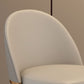 Nordic Kitchen Dining Chairs Faux Leather Parsons Armless Chair