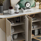 Base oro moderna sideboard a buffet a buffet con archiviazione