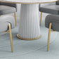 Minimalist Kitchen Standard Dining Table White Sintered Stone Dining Table with Pedestal Base Clearhalo ' dining_table' 'Dining Tables & Seating' 'Dining Tables' 'furn' 'furn_dining_table' 'Furniture' 'furniture_dining_table' 'Kitchen & Dining Furniture' 'kitchen&dining_furn' 'kitchen' 'kitchen_dining_table' 1200x1200_1eec60b1-4c13-413e-8c16-f424b2c85165