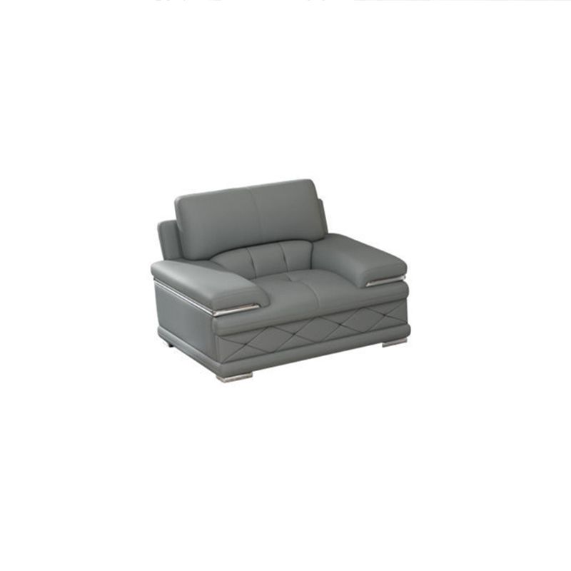 Upholstered Armrest Cushioned Back Sponge Padded Sofa Bed Grey/yellow Sofa Clearhalo 'furn' 'furn_sectionals' 'Furniture' 'Living Room Furniture' 'Sectionals' 1200x1200_1eecd91e-cc02-4065-befa-6fa41f408ce6
