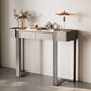 14 inch Wide Hall Console Tables Half Moon Glam Sofa Console Table