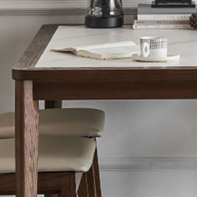 Designer Style Rectangle Dining Set 1/2/4/5 Pieces Sintered Stone Top Dinette Table Set