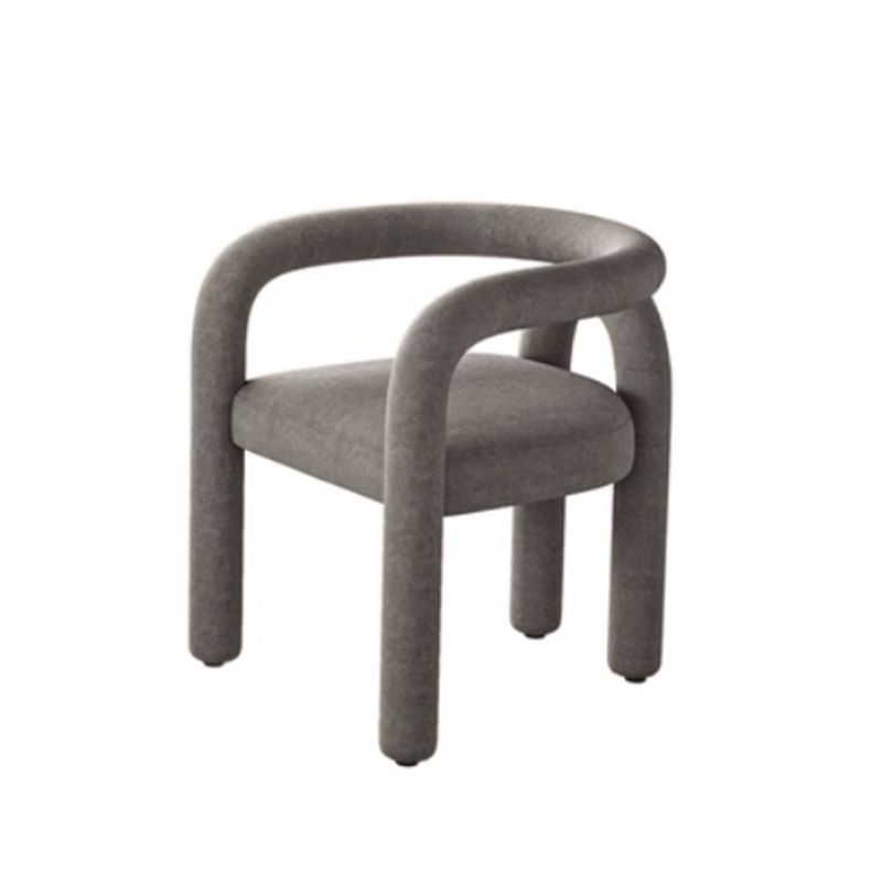 Contemporary Style Dining Chairs Velvet Open Back Arm Chair for Home Clearhalo 'Dining Chairs' 'Dining Tables & Seating' 'dining_chair' 'furn' 'furn_dining_chair' 'Furniture' 'Kitchen & Dining Furniture' 1200x1200_1ef01aa8-24a0-4a32-b203-0f304c64133d