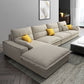 71" W Sectional Sofa L-Shape Stationary Linen Sectional Sofa